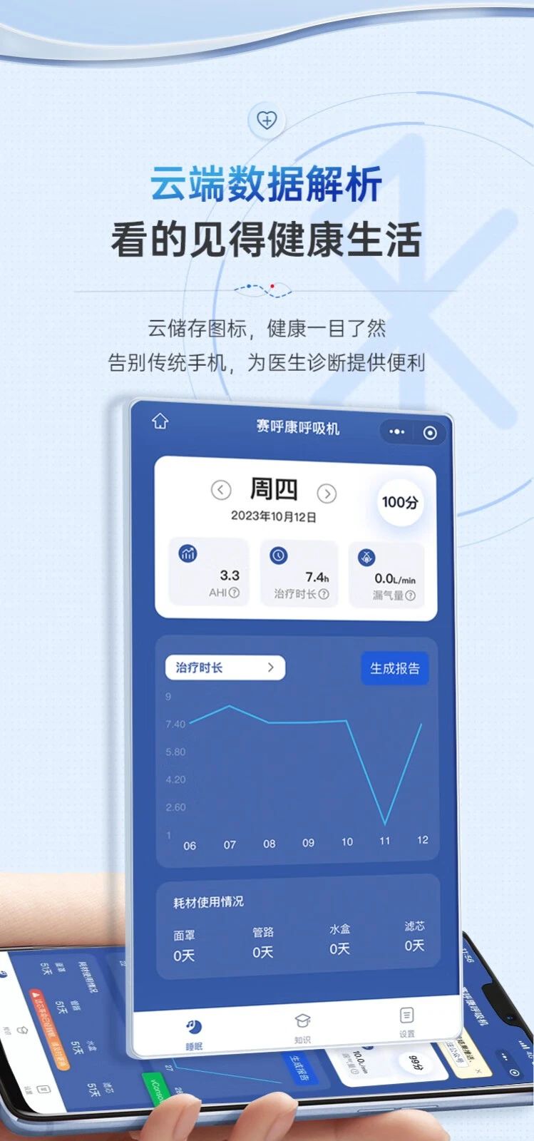 赛呼康双水平睡眠呼吸机SAFE100-B25A